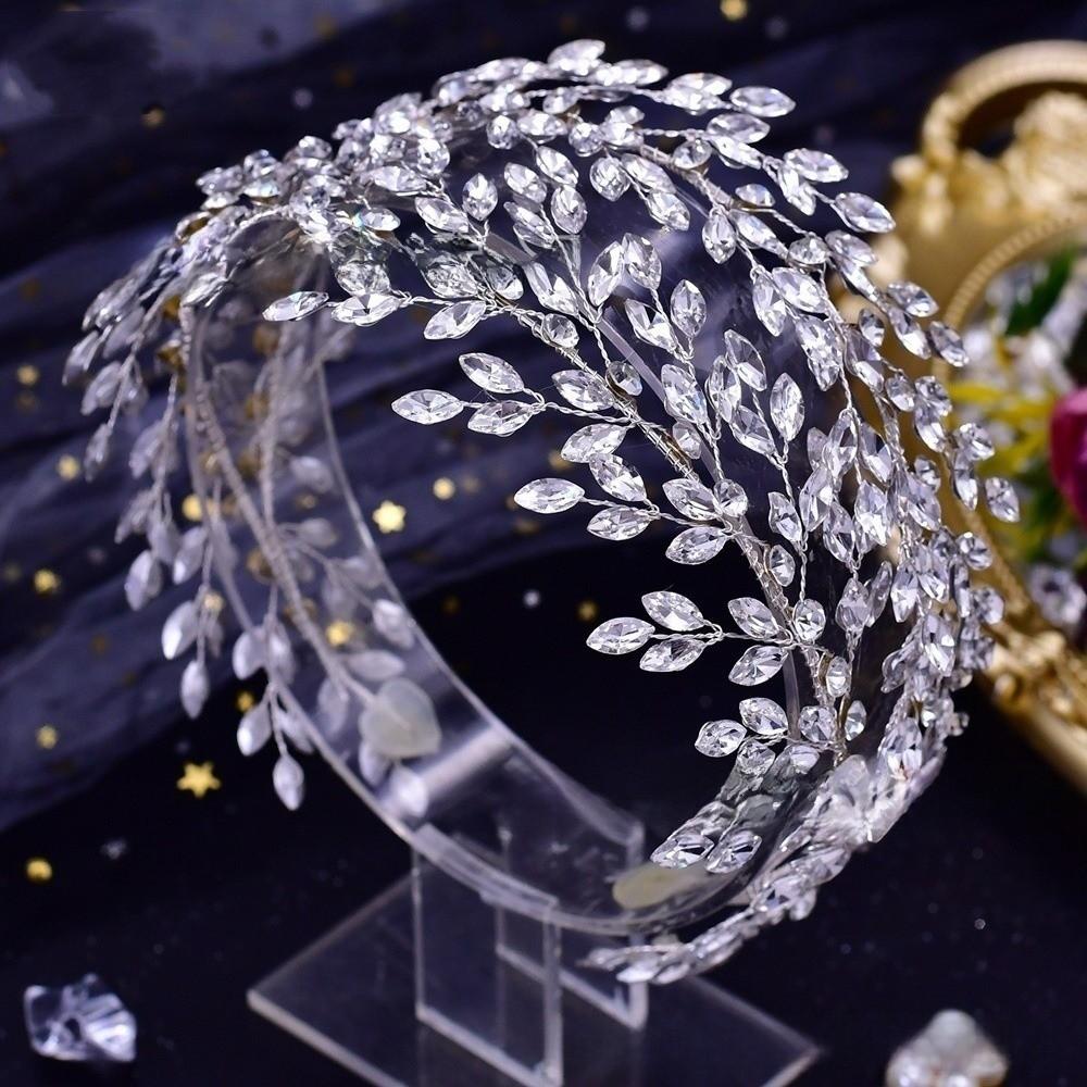 Rhinestone Bride Headdress Sparkling Wedding Hair Accessories Photography Headband  Hair Jewelry