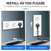 1Pcs 220V 16A 250V Modular Sockets And Switches  for Free Combination Electrical Outlet Module