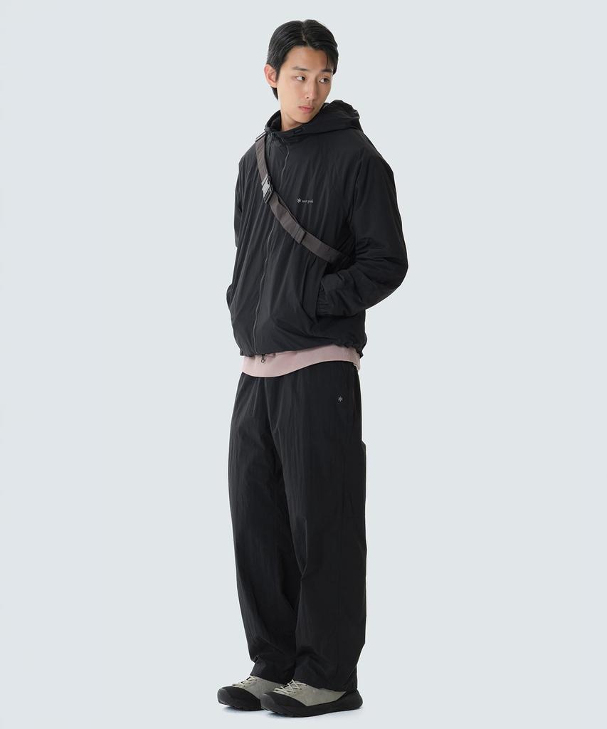 Snow Peak LIGHT TASLAN PANTS Soft Size M Lightweight, Durable, Touch, Men's, BLACK