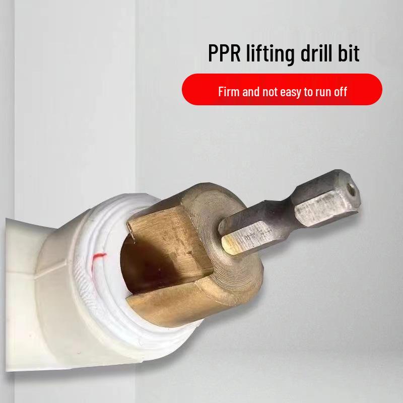 Sechskant-Zweischneiden-PPR-Reibbohrer, 20/25/32mm Stufe, Mehrschicht-Ansenker für Wasserleitungen