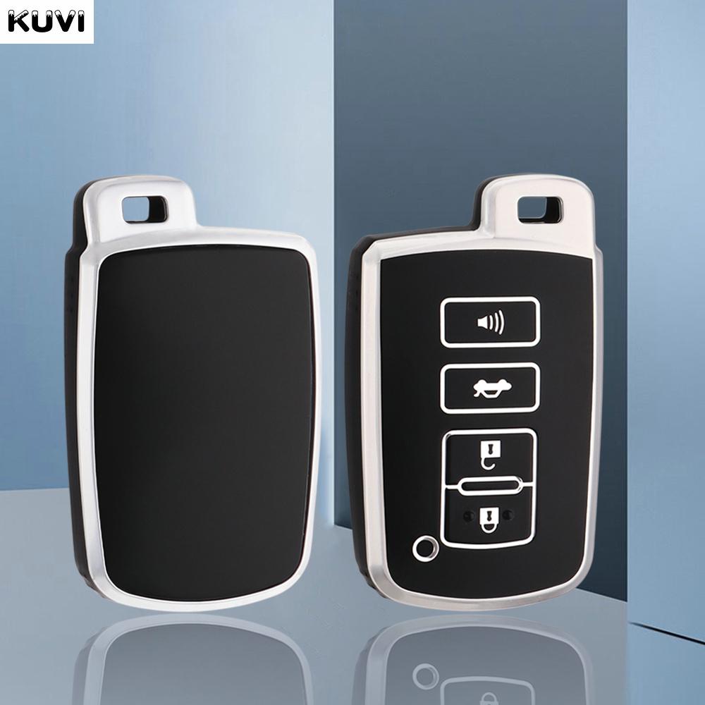 Tpu 4 Buttons Car Remote Key Case Cover For Toyota Camry Corolla Rav4 Highlander Avalon - Shell Holder Fob Accessories