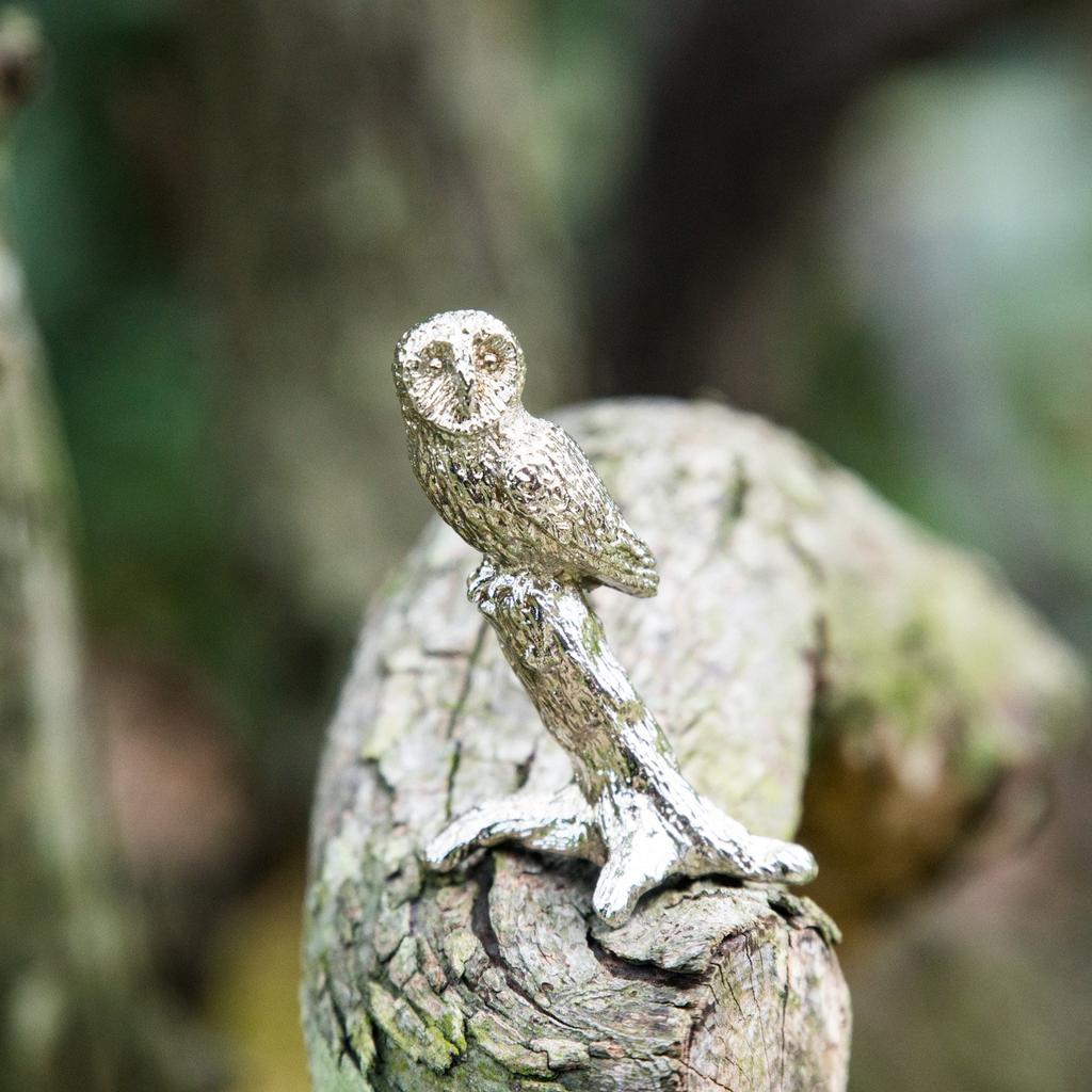 Eule (Klein) Hergestellt in England Tierkunst-Figuren-Sammlung