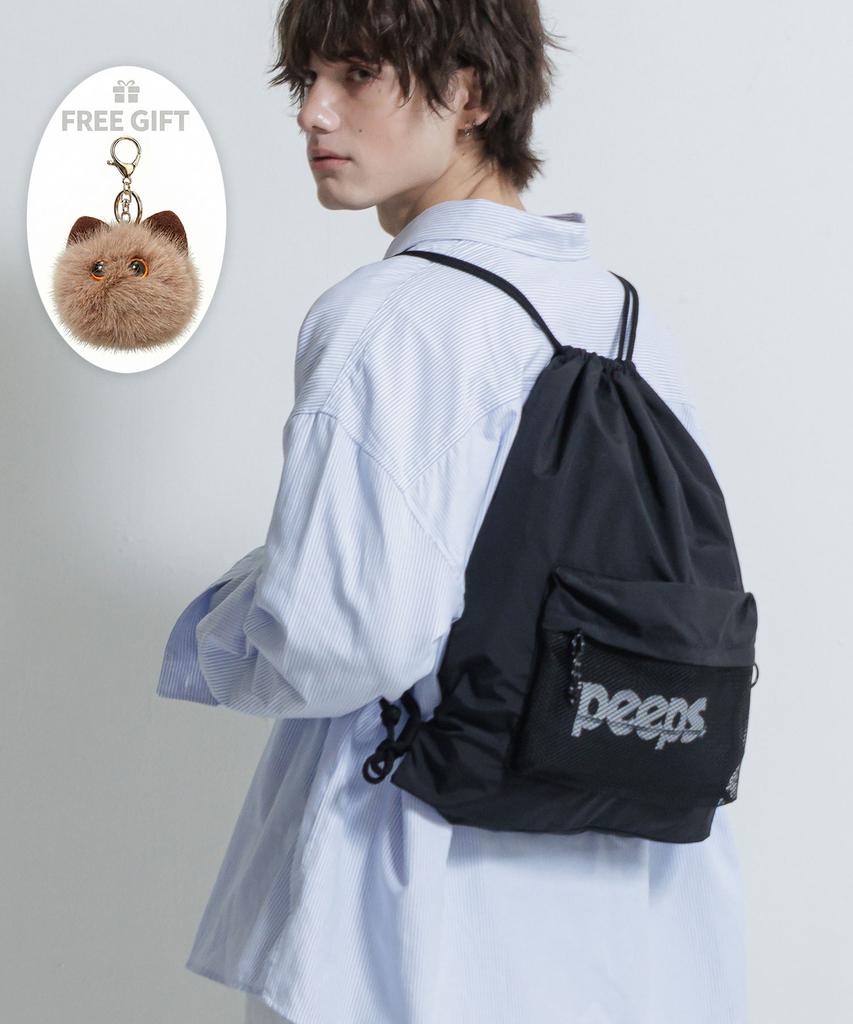 Peeps Light Gym Bag (Black) Includes Foam Buddy Keyring
