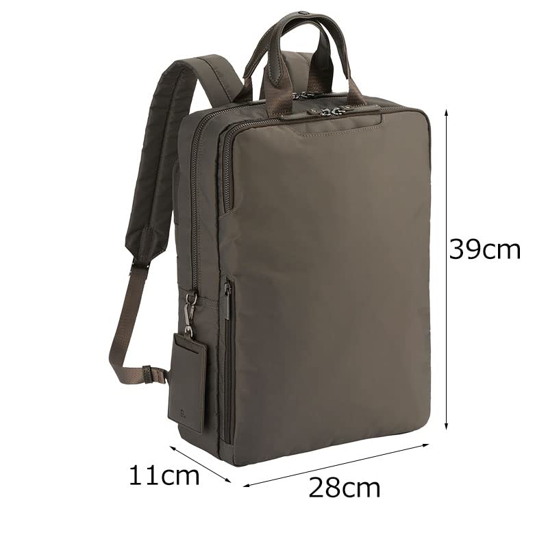 Slipham Business Kompatibilní s 15palcovým formátem A4 Slim 2way 11472 10582 Navy [Ace Gene] Dámský batoh, PC, úložiště, (Sustainer ver.)