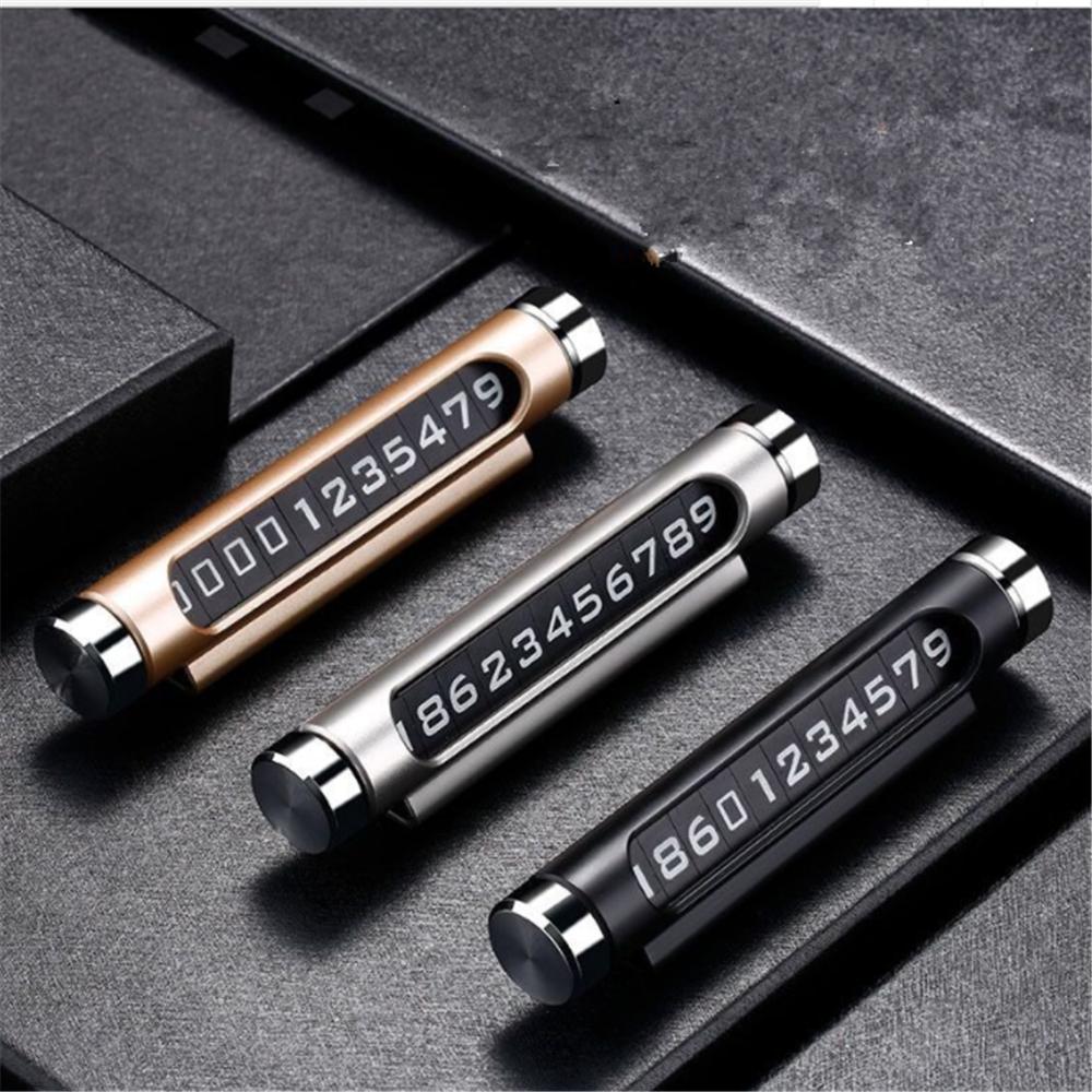 Temporary Car Parking Number Card for Jeep Cherokee 5 KL KK Commander Grand Cherokee 4 WK2 Car Accessories