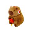 New Year Style Simulation Capybara Toy Soft Stuffed Capybara Doll  Christmas Toy