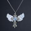 Angel Crossed Necklace Women Sweater Chain Female Hip-hop Non-fading Jewelry