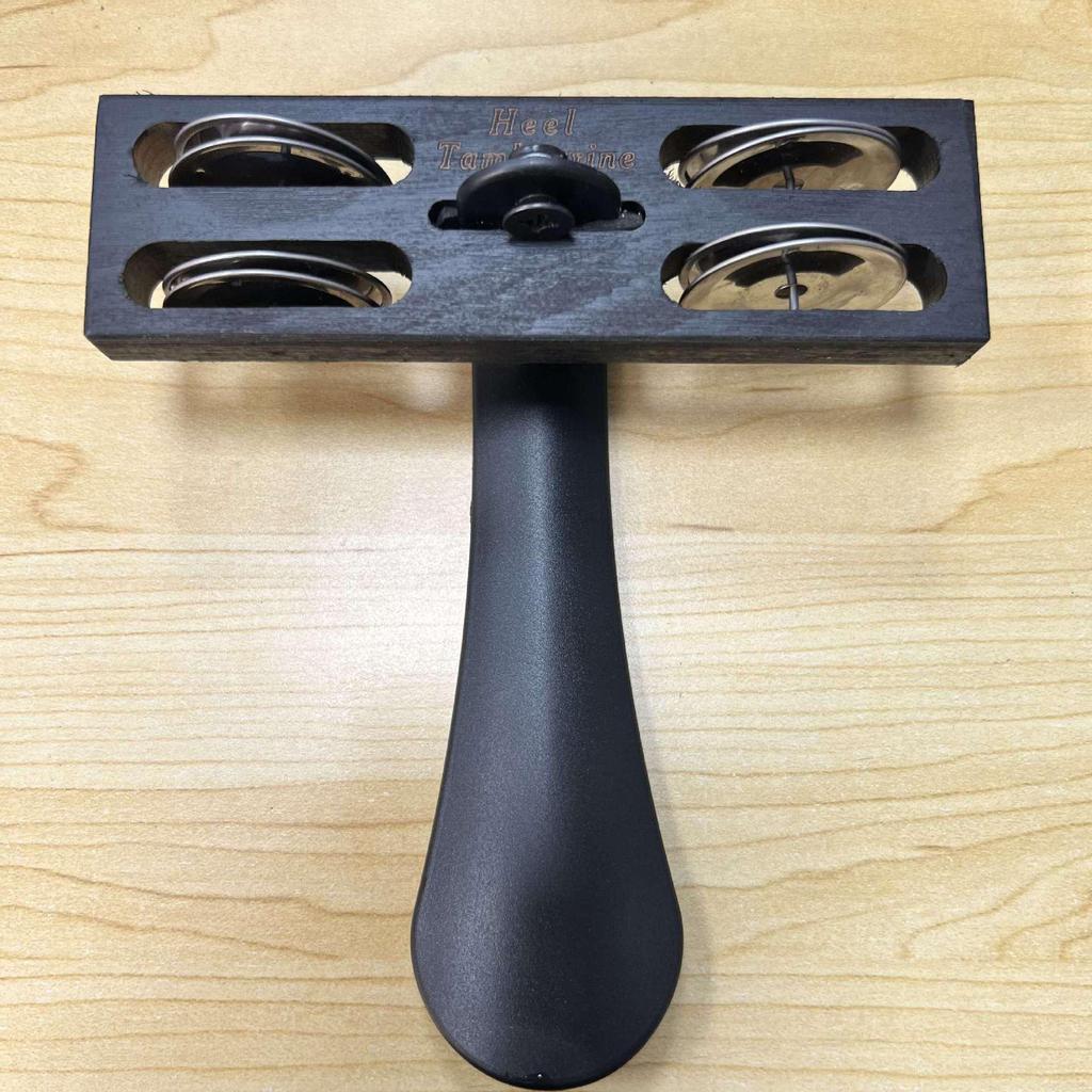 Fuß-Stomp Fersen-Tamburin und Glocken Perkussions-Begleiter