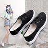 2026 new Comfortable Street Lace Up Shoes Fashionable versatile women flats Lady Classic Round Toe White Canvas Shoes for Women