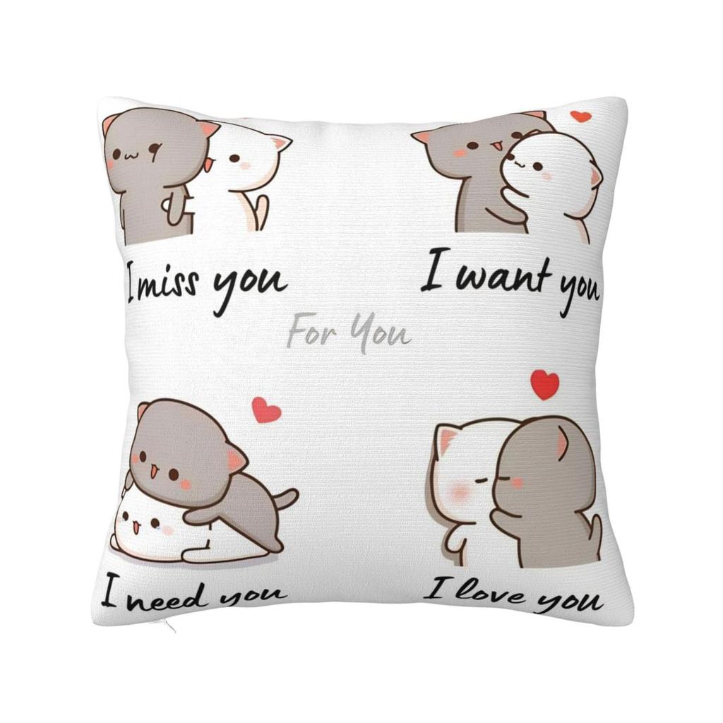 Bubu Dudu Cute Cartoon Bear Character Pillow Cover Kawaii Panda Pillow Case Cushion Cover Pillowcases For Party Home Decor