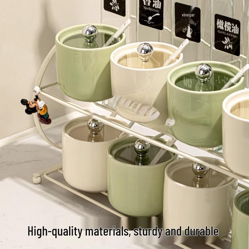 Yingbai Luxury Ceramic 11-Piece Kitchen Seasoning Set