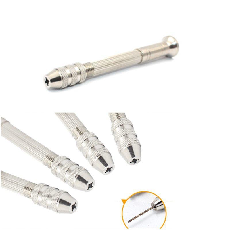1 Set Metal Hand Drill Equipments Uv Resin Epoxy Mold Tools With 0.8mm-3.0mm Drill Screw DIY Jewelry Making Handmade Tools