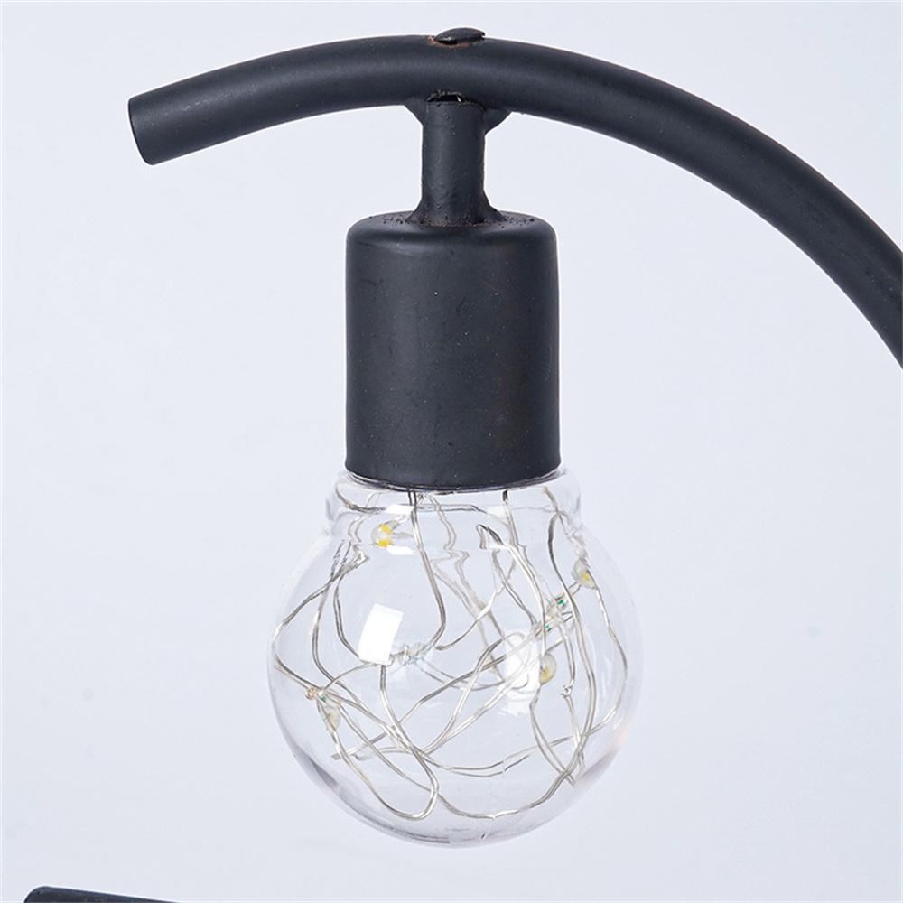 LED Iron Art Shape Lamp Warm Light Home Decoration Ornament Night Light for Bedside