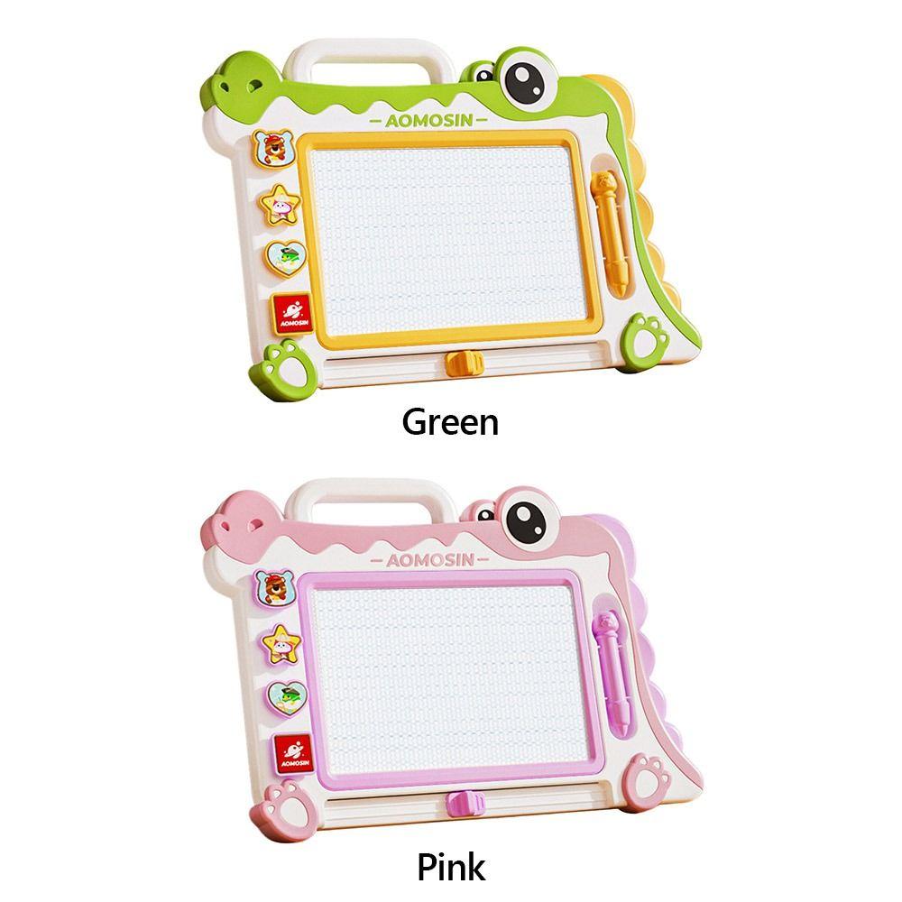 Cartoon Dinosaur Magnetic Board Toys Plastic Doodle Board Kids Drawing Pad  Children's Drawing
