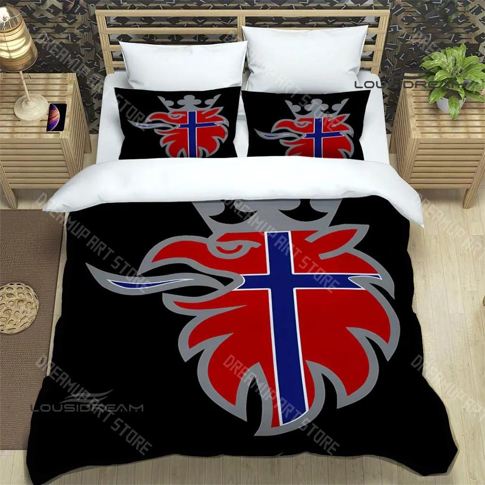3D S-Scania Logo Printed Bedding Sets Exquisite Supplies Set Duvet Cover Bed Comforter Set Bedding Set Luxury Birthday Gift