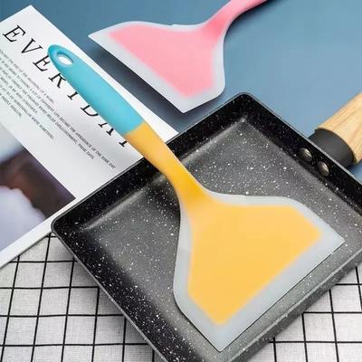 1PCS Silicone Shovel Kitchen Ware Cooking Utensils Spatula Beef Meat Egg Scraper Wide Pizza Cooking Tools
