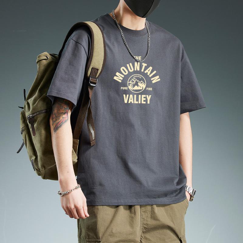 

GMXIA Мужская Мода Повседневные Летние Весенние Топы и Футболки XXXL серый