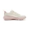 New LiNing Light Mist Cushioning, Wear Resistant Low Top Casual Running Shoes Women's White Pink ARSV076-2