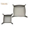 Multifunctional Storage Tray Foldable Design Solid Color Coaster Coffee Cups Mat Decorative Jewelry Storage Organizer