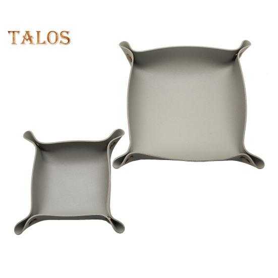 Multifunctional Storage Tray Foldable Design Solid Color Coaster Coffee Cups Mat Decorative Jewelry Storage Organizer