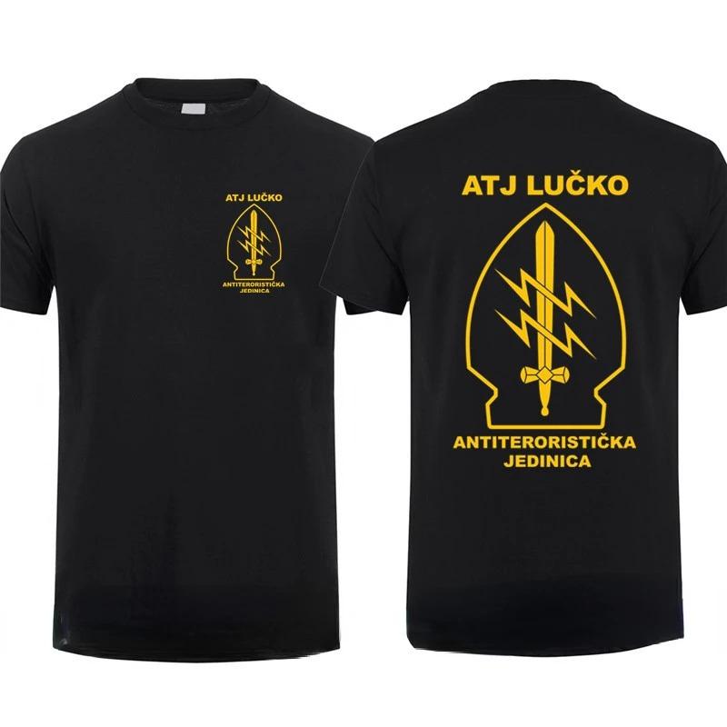 Croatian Counter Terrorism Special Unit Force Tshirt Man Men Short Sleeved Tops Tee Shirt Summer Casual Short Sleeve