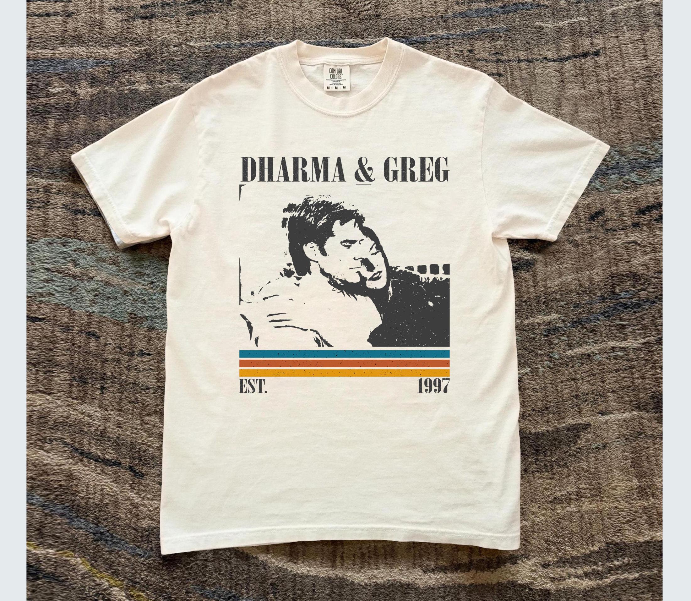 

Dama and Greg Tshirt Comfortable Collar Shirt for TV Series Retro Shirt Classic Movie Tshirt Birthday Gift 3XL