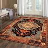 Vintage Persischer Roter Teppich Wohnzimmer High-End Luxus Retro Teppich Rutschfest Große Fläche Schlafzimmer Dekora Teppich Lounge Matte Waschbar