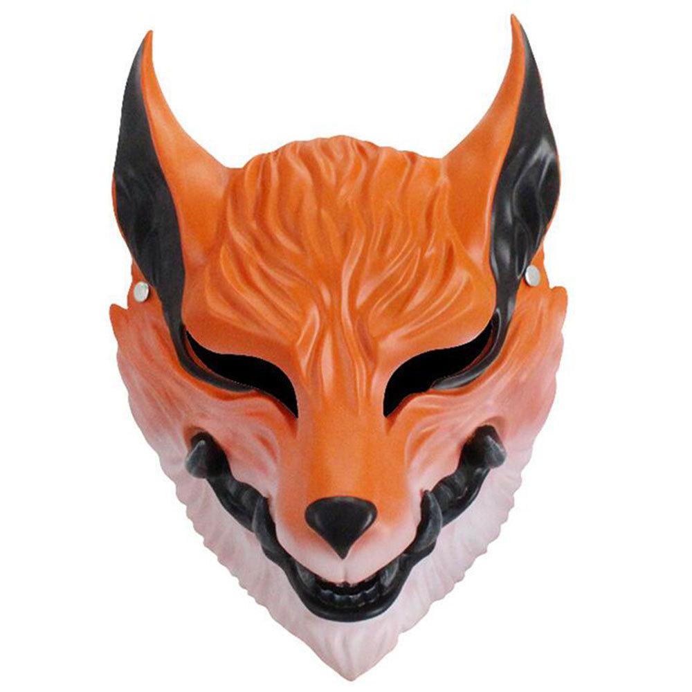 Naruto Kurama Nine Tails Fox Mask Resin Anime Mask For Cosplay And Party Use