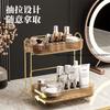 Clear Acrylic Makeup Organizer Shelf Desktop Cosmetic Storage Rack for Bathroom Vanity Skincare Countertop