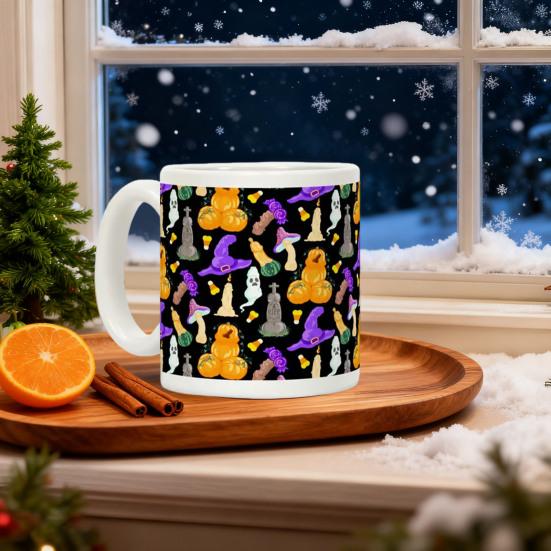 Personalized Christmas Coffee Cup Handcrafted Resin Mug Creative Large Capacity Hot Cold Drinks Mug for Home & Office Use