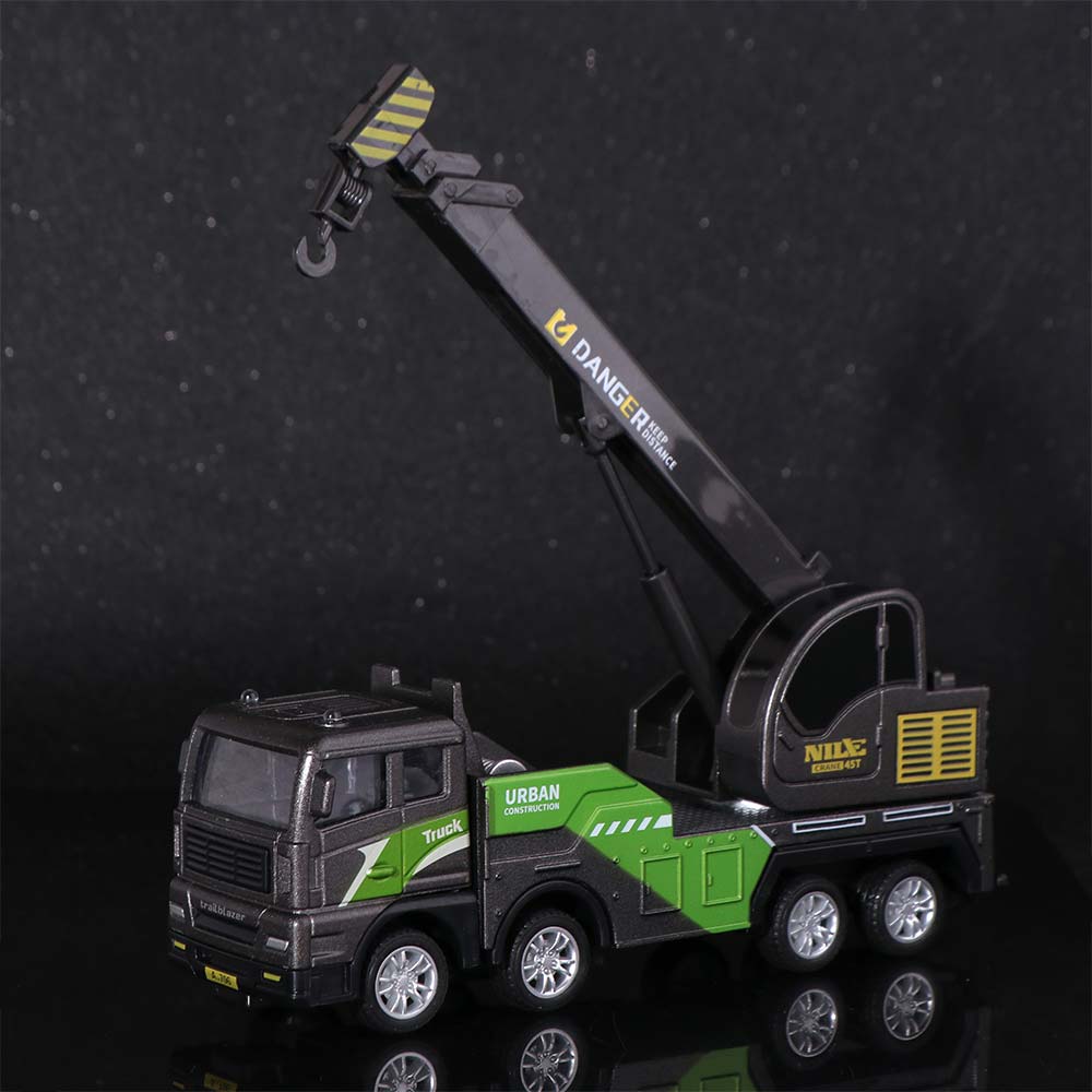 Simulation Crane Truck Toys Bulldozer Forklift Vehicle Excavator Kids Student