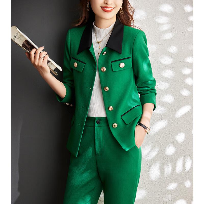 Элегантный Короткий Блейзер и Брюки для Миниатюрных Женщин L