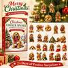 2026 Christmas Countdown Calenda, 24 Acrylic Cocker Spaniel Christmas Dog Ornament,Holiday Gift for Christmas