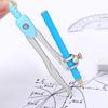 Compass Geometry Tool Geometry Set Drafting Drawing Compass and Protractor Set with Box Math Geometry Compass for Geometry Metal Compass Geometry Kit