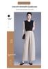High-Waisted Wide-Leg Pants for Middle-Aged & Elderly Women - Spring/Summer Thin Style & Autumn/Winter Long Straight-Leg Design