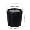 Paint Can Food Storage Container 5L Multipurpose Easy to Clean Bucket with Lid and Handle for