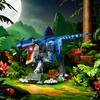Non-Toxic 2086Pcs Dinosaur Building Blocks Toys Model Blue Spine Dragon Assemble Puzzle Bricks Toy Sets For Kid Desktop Ornament Gifts