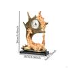 Animal Sculpture Clock for Tabletop Decor In Apartment Or Dining Room