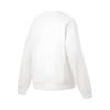 Li Ning Sweatshirts Women's Champagne White New Fleece Lined Crew Neck Moderate AWDT782-8