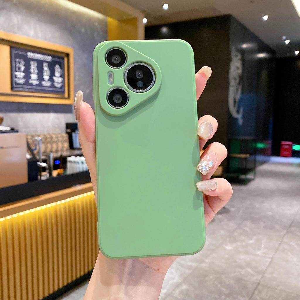 Applicable to P70 mobile phone case matte TPU straight edge enjoy glory nova12 protective case mate60 silicone case