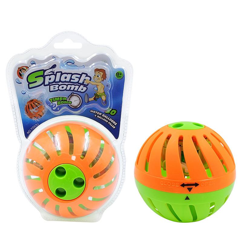 Slow Soak Timer Water Bombs 30 Pack Soft Splash Balloons for Kids Pool Party Outdoor Water Games