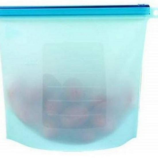 Silicone Reusable Food Storage Bag for Kitchen and Refrigerator 500ml