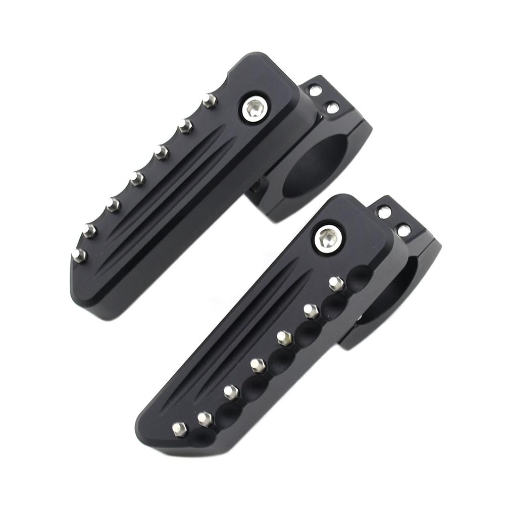 

Motorcycle Highway Front Foot Pegs Folding Footrests Clamps 22-25mm For BMW F800GS Adventure S1000XR F750GS F850GS C400X C400GT
