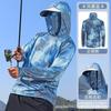 Mens UPF 50 Quick-Dry Fishing Sun Protection Hooded Rash Guard T-Shirt Beach Surfing Outdoor Activities
