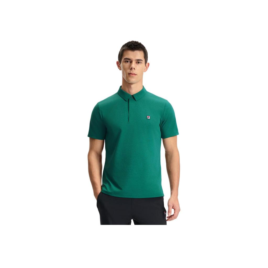 New FILA Polo Shirt Men's Deep Iron Green GN A11M523103F-GN