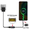 65W 100W 140W Square DC Plug to USB Type-C PD Converter Cable DC Input to USB-C PD Fast Charging Adapter For Lenovo Laptop Power Supply Cord