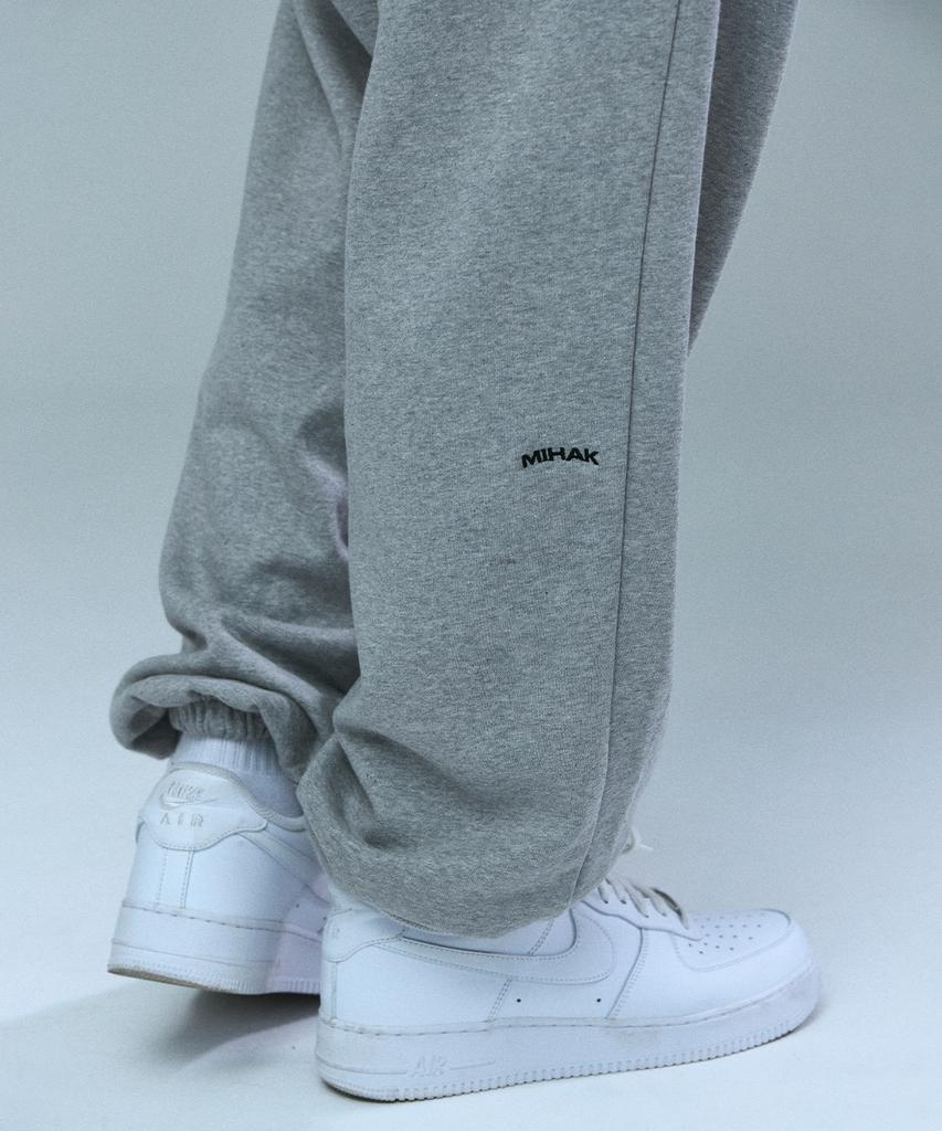 Mihag Metal Logo Jogger Pants (Gray)