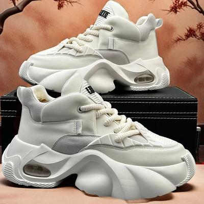 Fashion 2025 New Classic Men's Sneakers Fashion Versatile Casual Shoes for Youth Outdoor Thick Soled Height Increasing Running Shoes