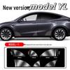 Tesla Model Y/3 Door Corner Protector Film - TPU Surface Sticker for B-Pillar Triangle Area