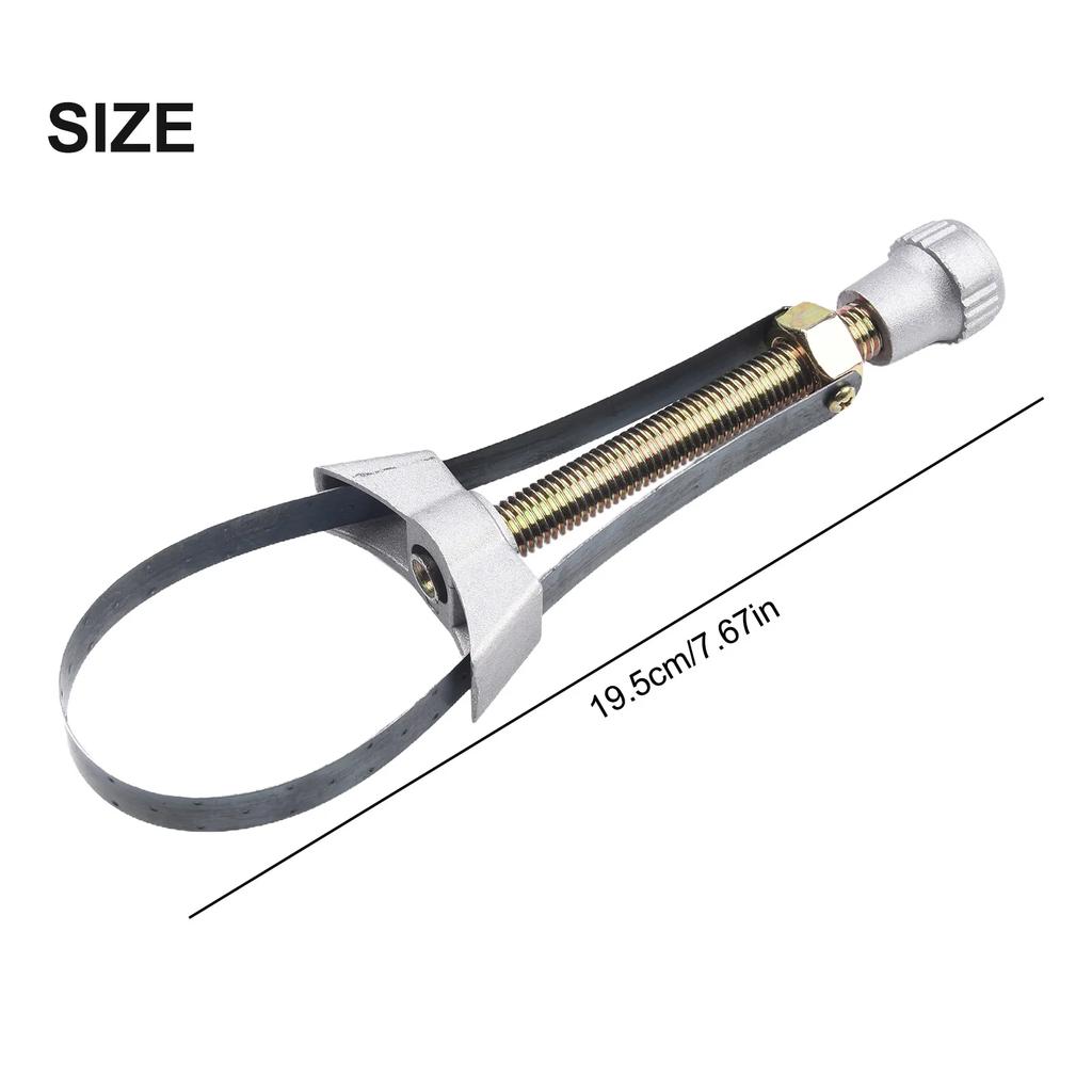 Steel Strap Wrench Hand Tools Car Oil Filter Removal Tool Specifications Steel Strap Wrench Suitable For Mm Mm